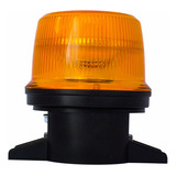 Mini Torreta 6 Led Redonda Ambar Gel Luz Preventiva 12-24v F