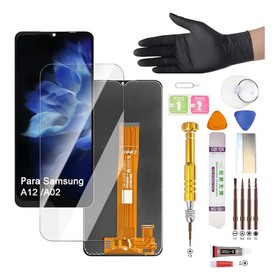 UAKLYB es compatible con las pantallas táctiles LCD Samsung A12 SM-A125F, Samsung M12 y Samsung A02. | Meses sin interés