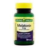 Melatonina 5mg 120cp Ayuda Dormir Suplemento Mejora Descanso