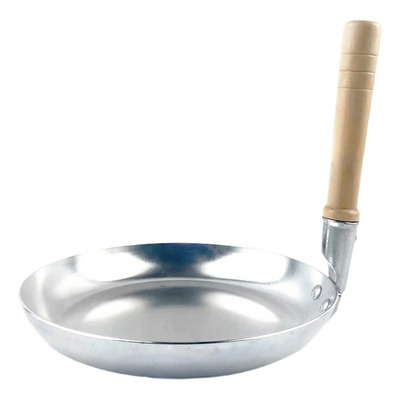 Sartén Parrilla Portátil Ligera Con Mango De Madera, 19 Cm | Envío gratis
