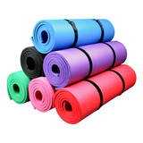 Pack 3 Mat Yoga 10 Mm Alfombra Gruesa Colores Surtidos Color Negro