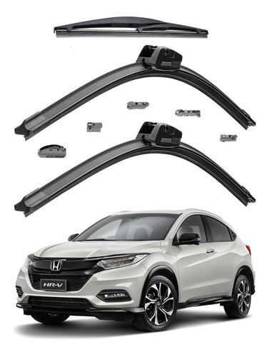 3 Plumas Limpiaparabrisas Honda Hr-v Hrv 2016 2017 2018 2019