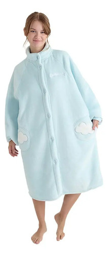 Bata Dormir Diseño Licencia Cinnamoroll Bcin Azul Mujer