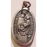 Medalla María Virgen Del Rosario De San Nicolas Italy 
