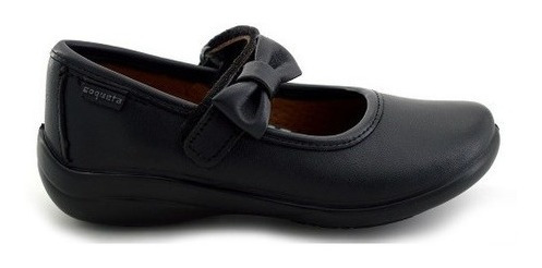 Zapato Escolar Coqueta Para Niña 170805-a Negro [cta679]