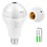 Câmera Hd Bulb 960p 1.3mp 360° Panorâmico Wifi Dvr Remote