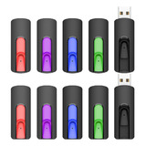 Memorias Usb 2.0 Topesel De 32 Gb, Plateado, 10 Piezas