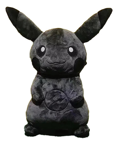 Bonito Pikachu De Peluche, Edicion Especial En Color Negro