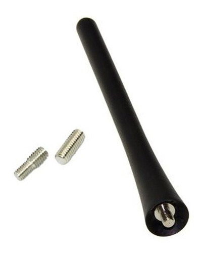 Antena De Goma Auto Universal Corta Flex Negra 17 Cms