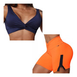 Conjunto Short Hype Empina Bumbum Flama + Top Denali Moving