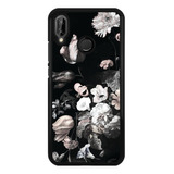 Funda Protector Para Huawei Flores Moda Mujer Arte 05 N