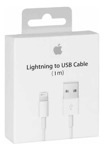 Apple Ligthing Cable Usb 2.0 A Lightning Color Blanco