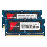 Memoria Ram Pc3 12800 Gamer Color Azul 16gb 2x8gb Kuesuny Ddr3l-1600