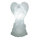 Presépio Iluminado Anjo Branco 92cm C/luzes Decorativa Natal