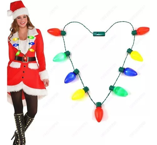 Collar Luces Navideñas Multicolor Und Navidad