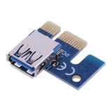 Adaptador Conector Pcie 1x A 1 Usb Riser Mineria Cripto Hobb