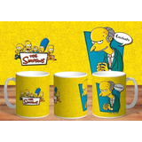 Taza - Tazón De Ceramica Sublimada Los Simpsons: Señor Burns