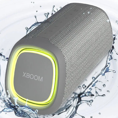 Bocina LG Xboom XBOOM Go XG7 XG7QGR portátil con bluetooth waterproof gris | Meses sin interés