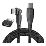 Cable De Carga Rápida Usb C A Usb C De 6 Pies Y 60 W Con Ada