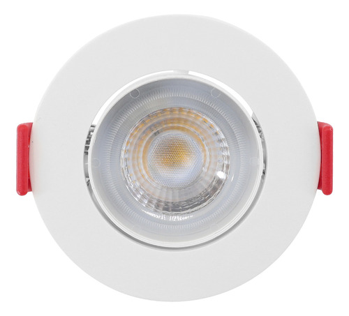 Spot Easy Led Redondo 3w Dicroica Embutir Branco Frio Quente