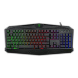 Teclado Gamer Membrana Rgb T-dagger T-tgk106 Tanker Rainbow