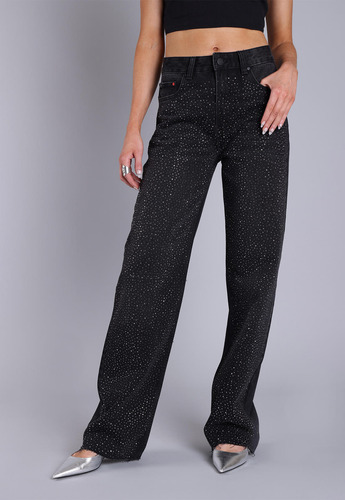 Jeans Straight  Strass Mujer Soviet Sjem706ne