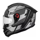 Casco Moto Mt Stinger Hummer Quality D2 Gris Mate Pb