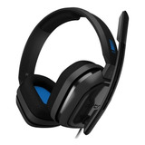 Headset Gamer Astro A10 Ps4 Pc Cinza E Azul P2 Pt