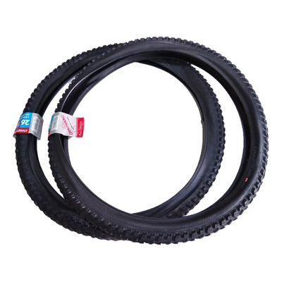 Llantas De Bicicleta 26 X2.25 Chaoyang Gladiator X2 Unidades Color Negro Anti Derrapé Lona