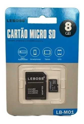 Cartão Memória 8 Gb Micro Sd Classe 10 Celular Original Novo