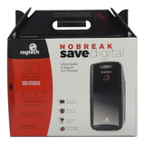 Nobreak Ragtech Save Digital 600va 6 Tomadas Bivolt - 4129