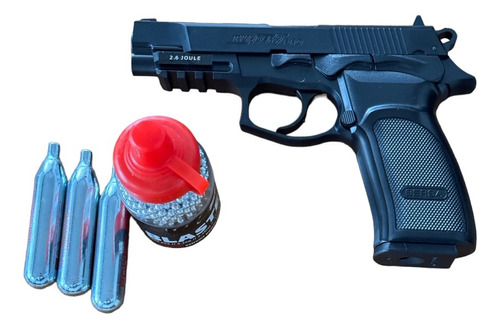 Pistola Co2 Balines 4.5mm Asg Bersa Thunder Pro 9 Kit 