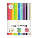 Papel De Seda Envolver Regalos (100 Hojas) 20 Colores S...