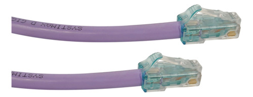 Patch Cord Morado Systimax 15ft Cat 6a Rj45