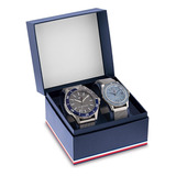 Set 2 Relojes Tommy Hilfiger Unisex Acero Inox 1770021 Gft