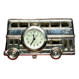 Reloj Le Temps Miniatura Bus Londres Colectivo Inglés Nuevo