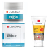 Kit Hydrapore Crema Gel + Protector Solar 40 Color  Lidherma