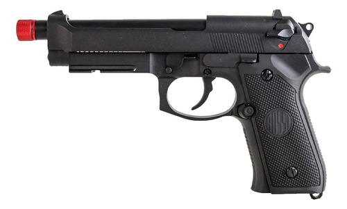 Pistola Airsoft Gbb Hibrida M92 6mm Full Metal - Rossi