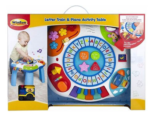 Mesa De Actividades Didactica Musical Tren Bebe 0801 Winfun