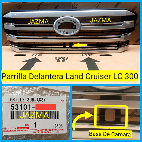 Parrilla Delantera Land Cruiser Lc 300 2021 2022 Original  Foto 4