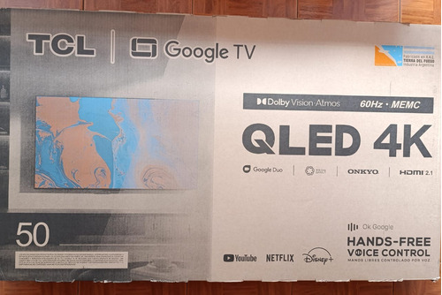 Caja Tv Led Tcl 50 Pulgadas