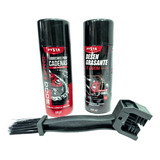 Kit De Limpieza Para Cadena De Moto Pysta, Cepillo Gratis.