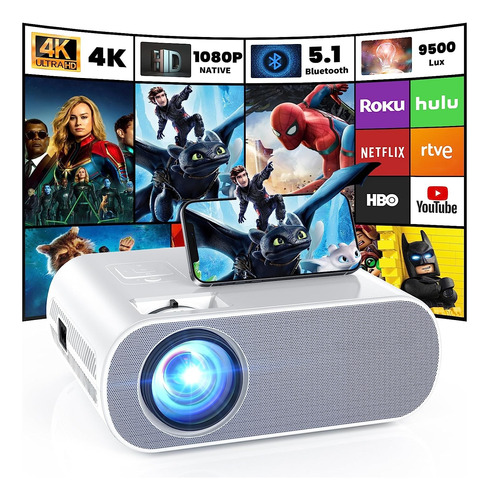 Mini Proyector Video Beam Wifi 6000 Lumens Fullhd 250''promo