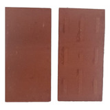 Ceramica Roja Lisa 8x16 Piso Pared Terraza Patio