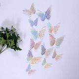 Decoración De Pared De Mariposas 3d, 72 Piezas, 3 Tamaños, D