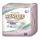  Nonisec Refuerza Pañal Clásico Descartable X 20 Unid. M A F Talle Grande