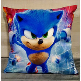 Cojín Almohada Felpa Sonic The Hedgehog 45x45 Cm Extra Suave