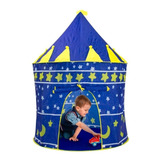 Cabana Infantil Azul Barraca Tenda Castelo Menino