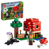 Kit De Construcción Lego Minecraft La Casa De Los Hongos 211