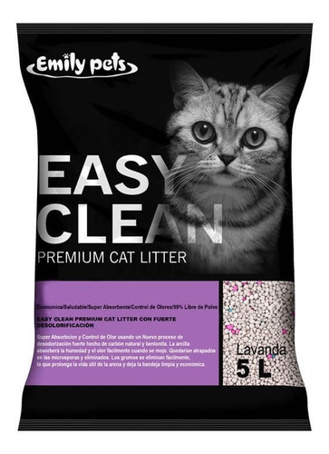 Easy Clean Arena Aglutinante Para Gatos 4 Kg